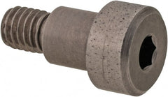 Made in USA - 1/4" Shoulder Diam x 1/4" Shoulder Length, #10-32 UNF, Hex Socket Precision Shoulder Screw - All Tool & Supply