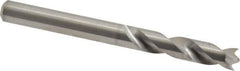 M.A. Ford - 7/32" Spiral Flute Solid Carbide Screw Machine Drill Bit - Bright Finish, Right Hand Cut, 1-1/16" Flute Length, 2-3/8" OAL, Standard Point, Straight Shank - All Tool & Supply