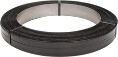 Made in USA - 2,058' Long x 3/4" Wide, Oscillated Coil Steel Strapping - 1,760 Lb Capacity, 0.02" Thick - All Tool & Supply