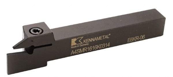 Kennametal - 0.8661" Max Depth of Cut, 5mm Min Groove Width, 170mm OAL, Right Hand Indexable Grooving Cutoff Toolholder - 32mm Shank Height x 63/64" Shank Width, A4..05.. Insert Style, A4SM Toolholder Style, Series A4 - All Tool & Supply