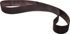 Norton - 2-1/2" Wide x 60" OAL, 220 Grit, Aluminum Oxide Abrasive Belt - Aluminum Oxide, Very Fine, Coated, X Weighted Cloth Backing, Series R228 - All Tool & Supply