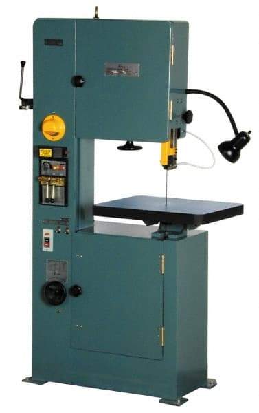 Enco - 14" Throat Capacity, Variable Speed Pulley Vertical Bandsaw - 1 hp - All Tool & Supply