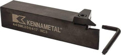 Kennametal - External Thread, 0.67" Max Depth of Cut, 4mm Min Groove Width, 6" OAL, Left Hand Indexable Grooving Cutoff Toolholder - 1-1/4" Shank Height x 1-1/4" Shank Width, A4..04.. Insert Style, A4SM Toolholder Style, Series A4 - All Tool & Supply