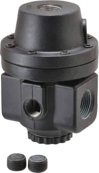 Norgren - 1 NPT Port, 300 CFM, Zinc/Aluminum Air Pilot Operated Regulator - 10 to 400 psi Range, 400 Max psi Supply Pressure, 4.16" Wide x 5.97" High - All Tool & Supply