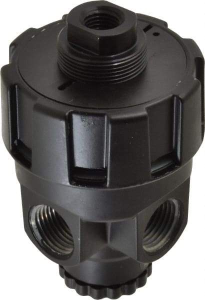 Norgren - 1/2 NPT Port, 220 CFM, Zinc Hi-Flow Pilot Operated Regulator - 10 to 300 psi Range, 300 Max psi Supply Pressure, 1/2" Gauge Port Thread, 2.7" Wide x 4.4" High - All Tool & Supply