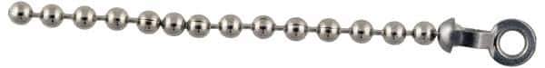 Made in USA - 11/16 Inch Long Stainless Steel End Coupling - For Trade Size Number 13 Ball Chains - All Tool & Supply