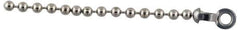 Made in USA - 13/32 Inch Long Stainless Steel End Coupling - For Trade Size Number 6 Ball Chains - All Tool & Supply