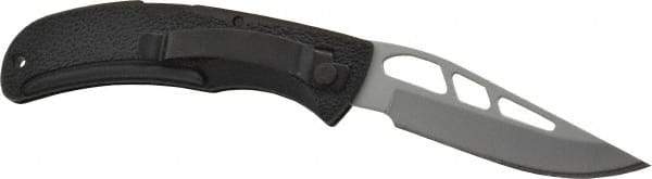 Gerber - 3-1/2" Blade, 8" OAL, Straight Pocket Knife - 4-1/2" Closed Length - All Tool & Supply