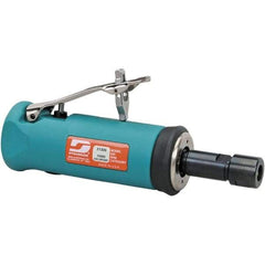 Dynabrade - 1/4" Collet, Straight Handle, Air Straight Die Grinder - 15,000 RPM, Front Exhaust, 24 CFM, 0.5 hp, 90 psi, 1/4 NPT Inlet - All Tool & Supply