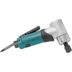 Dynabrade - 1/4" Collet, Angle Handle, Air Angle Die Grinder - 25,000 RPM, Front Exhaust, 18 CFM, 0.4 hp, 90 psi, 1/4 NPT Inlet - All Tool & Supply