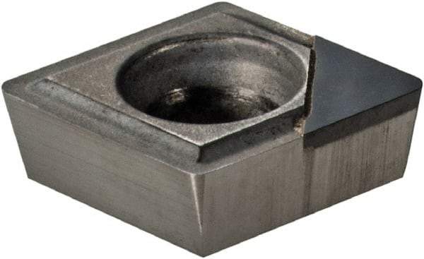 Kennametal - CPGW21.51 E Grade KD1405 Polycrystalline Diamond (PCD) Turning Insert - 80° Diamond, 1/4" Inscr Circle, 3/32" Thick, 1/64" Corner Radius - All Tool & Supply