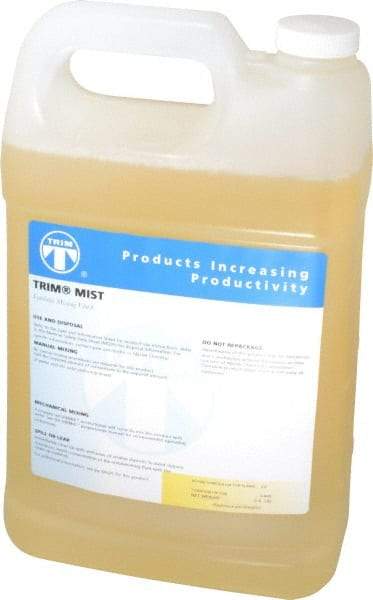 Master Fluid Solutions - Trim Mist, 1 Gal Bottle Cutting & Grinding Fluid - Synthetic, For Milling - All Tool & Supply