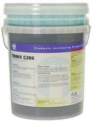 Master Fluid Solutions - Trim E206, 1 Gal & 5 Gal Bottle/Pail Cutting & Cleaning Fluid - Water Soluble - All Tool & Supply