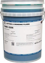 Master Fluid Solutions - Trim E206, 5 Gal Pail Cutting & Grinding Fluid - Water Soluble, For Gear Hobbing, Heavy-Duty Broaching, High Speed Turning - All Tool & Supply