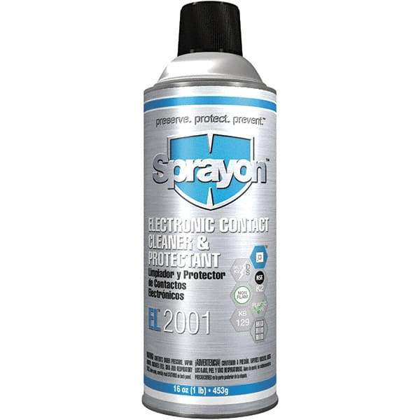 Sprayon - 16 oz Aerosol Cleaner/Degreaser - Aerosol, Alkaline, Unscented - All Tool & Supply