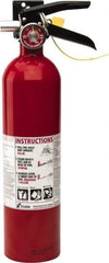 Kidde - 2.6 Lb, 1-A:10-B:C Rated, Dry Chemical Fire Extinguisher - 3-1/4" Diam x 15" High, 100 psi, 15' Discharge in 12 sec, Rechargeable, Seamless Aluminum Cylinder - All Tool & Supply