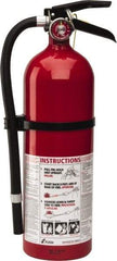 Kidde - 5 Lb, 3-A:40-B:C Rated, Dry Chemical Fire Extinguisher - 4-1/2" Diam x 16.07" High, 195 psi, 18' Discharge in 15 sec, Rechargeable, Seamless Aluminum Cylinder - All Tool & Supply