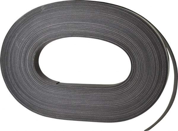 Mag-Mate - 100' Long x 3/4" Wide x 1/32" Thick Flexible Magnetic Strip - 6 Lb Max Pull Force, 3 Linear Ft/Lb Magnetic Pull Force, Adhesive Back - All Tool & Supply