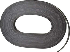 Mag-Mate - 100' Long x 3/4" Wide x 1/32" Thick Flexible Magnetic Strip - 6 Lb Max Pull Force, 3 Linear Ft/Lb Magnetic Pull Force, Adhesive Back - All Tool & Supply