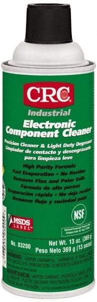 CRC - 14 Ounce Aerosol Electrical Grade Cleaner/Degreaser - 30,800 Volt Dielectric Strength, Nonflammable, Food Grade, Plastic Safe - All Tool & Supply