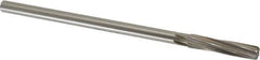 Alvord Polk - 5/16" High Speed Steel 6 Flute Chucking Reamer - Spiral Flute, 0.2792" Straight Shank, 1-1/2" Flute Length, 6" OAL - All Tool & Supply