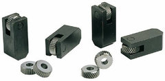 SPI - Knurl Carrier Blocks (Heads); Carrier Block Head Type: Clamp-Type Knurler Carrier Block ; Knurl Series: GK ; Number of Knurls Held: 1 ; Overall Width (Inch): 5/8 ; Overall Height (Inch): 5/8 ; Overall Length (Inch): 1-1/2 - Exact Industrial Supply