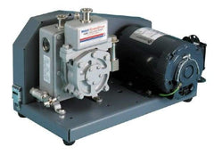 Welch Vacuum - 1 hp Rotary Vane Vaccum Pump - 115/230 Volts, 10.6 CFM, 20" Long x 14.1" Wide x 15.4" High - All Tool & Supply