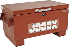 Jobox - 31" Wide x 18" Deep x 15-1/2" High Job Site Box - Steel, Brown - All Tool & Supply