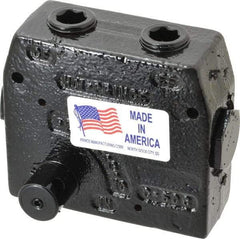 Prince - 30 GPM 1/2 Inlet Cast Iron Hydraulic Control Valve - 4-1/8" High x 4-5/8" Wide x 3-11/32" Long - All Tool & Supply