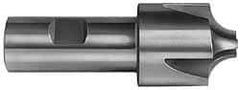 Hertel - 5/16" Radius, 1" Mill Diam, 4 Flute Cobalt Corner Rounding End Mill - Single End, TiN Finish, 3-1/2" OAL, 1/2" Shank Diam - All Tool & Supply