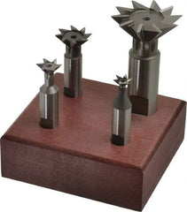 Value Collection - Dovetail Cutter Sets Included Angle: 45 Minimum Cutting Diameter (Inch): 3/8 - All Tool & Supply