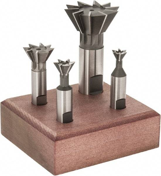 Value Collection - Dovetail Cutter Sets Included Angle: 60 Minimum Cutting Diameter (Inch): 3/8 - All Tool & Supply