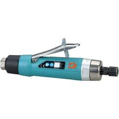 Dynabrade - 1/4" Collet, Straight Handle, Air Straight Die Grinder - 12,000 RPM, Rear Exhaust, 37 CFM, 1 hp, 90 psi, 3/8 NPT Inlet - All Tool & Supply