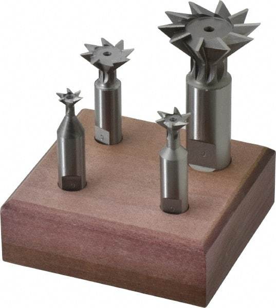 Value Collection - Dovetail Cutter Sets Included Angle: 45 Minimum Cutting Diameter (Inch): 3/8 - All Tool & Supply