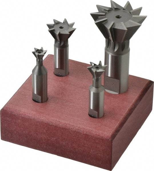 Value Collection - Dovetail Cutter Sets Included Angle: 60 Minimum Cutting Diameter (Inch): 3/8 - All Tool & Supply