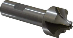 Interstate - 3/8" Radius, 1-1/4" Mill Diam, 4 Flute Cobalt Corner Rounding End Mill - Single End, Uncoated, 3-1/2" OAL, 3/4" Shank Diam - All Tool & Supply