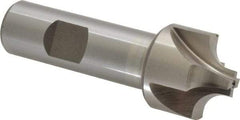 Interstate - 5/16" Radius, 1-1/8" Mill Diam, 4 Flute Cobalt Corner Rounding End Mill - Single End, Uncoated, 3-1/4" OAL, 3/4" Shank Diam - All Tool & Supply