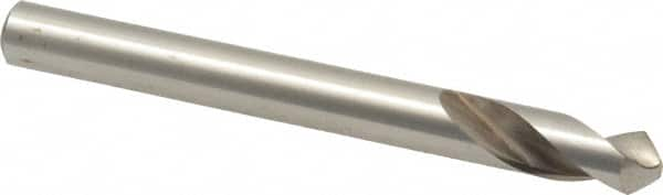 Interstate - 1/4" Body Diam, 90°, 2-1/2" OAL, High Speed Steel Spotting Drill - All Tool & Supply