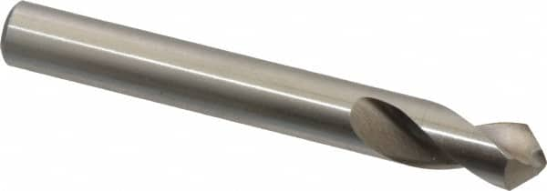 Interstate - 3/8" Body Diam, 90°, 3-1/8" OAL, High Speed Steel Spotting Drill - All Tool & Supply