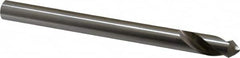 Interstate - 1/2" Body Diam, 90°, 6" OAL, High Speed Steel Spotting Drill - All Tool & Supply