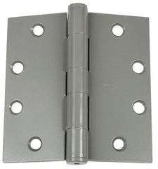 Stanley - 4-1/2" Long x 4-1/2" Wide Brass Concealed Ball Bearing Commercial Hinge - All Tool & Supply