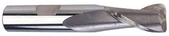 Corner Radius End Mill: 5/8″ Dia, 1-1/4″ LOC, 0.045″ Radius, 2 Flutes, Solid Carbide 3-1/2″ OAL, 5/8″ Shank Dia, 30 ° Helix, Bright/Uncoated, Corner Radius End, Centercutting, Series 3CR