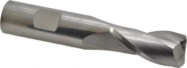 SGS - 3/4", 2 Flute, Single End, Solid Carbide, 1/8" Corner Radius End Mill - 4" OAL, 30° Helix, Right Hand Flute, 1-1/2" LOC, Right Hand Cut - All Tool & Supply