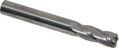 SGS - 5/16", 4 Flute, Single End, Solid Carbide, 0.045" Corner Radius End Mill - 2-1/2" OAL, 30° Helix, Right Hand Flute, 13/16" LOC, Right Hand Cut - All Tool & Supply