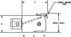 Parlec - 3.35" Body Diam, Manual Single Cutter Boring Head - 151.13mm to 210.06mm Bore Diam - Exact Industrial Supply