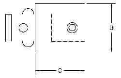 Parlec - PC3 Inside, PC3 Outside Modular Connection, Boring Head Shank Extension - 1.77 Inch Projection, 1.22 Inch Nose Diameter - Exact Industrial Supply