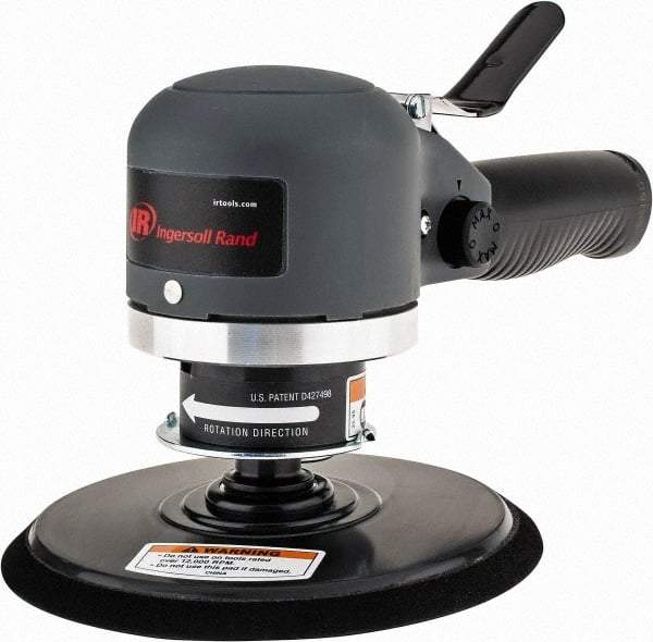 Ingersoll-Rand - 12,000 OPM, 16.98 CFM Air Consumption, Palm Air Orbital Sander - Round Pad, 1/4 NPT Inlet - All Tool & Supply