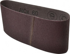 3M - 3-1/2" Wide x 15-1/2" OAL, 60 Grit, Aluminum Oxide Abrasive Belt - Aluminum Oxide, Medium, Coated, X Weighted Cloth Backing, Series 241D - All Tool & Supply