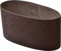 3M - 3-1/2" Wide x 15-1/2" OAL, 36 Grit, Aluminum Oxide Abrasive Belt - Aluminum Oxide, Very Coarse, Coated, X Weighted Cloth Backing, Series 341D - All Tool & Supply