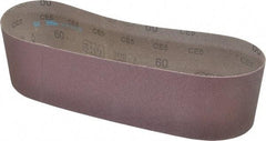 3M - 4" Wide x 36" OAL, 60 Grit, Aluminum Oxide Abrasive Belt - Aluminum Oxide, Medium, Coated, X Weighted Cloth Backing, Series 341D - All Tool & Supply